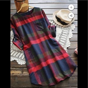 Plaid Dress